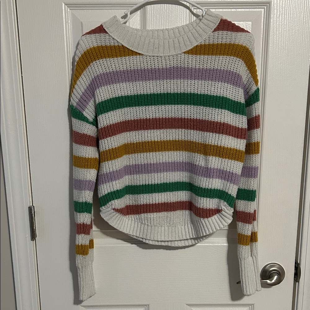 SO Women's Striped Sweater